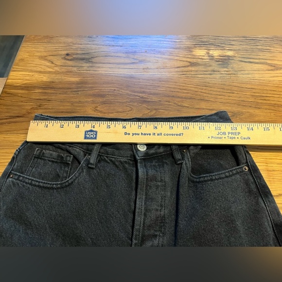 PacSun Black Straight Dad Jeans Timeless Style Size 25 - Picture 11 of 11